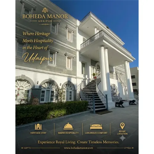 Best Heritage Hotel in Udaipur – Boheda Manor