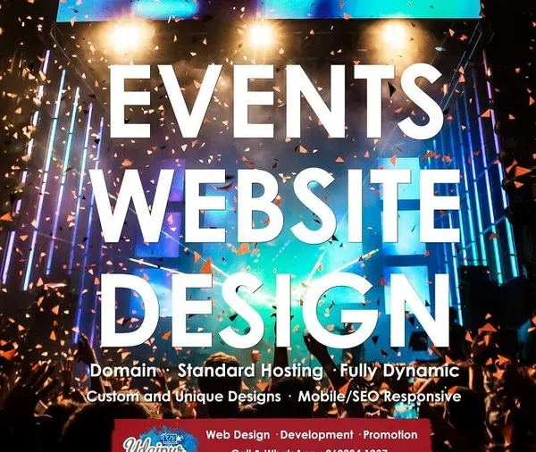 Event Management Company Website Design