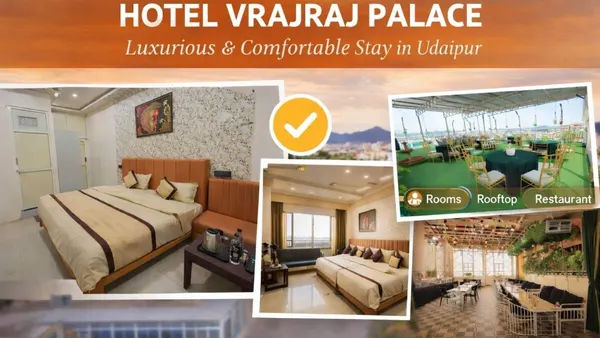 Hotel Vrajraj Palace – Luxury Hotel in Udaipur with Affordable Rooms for Family Stay