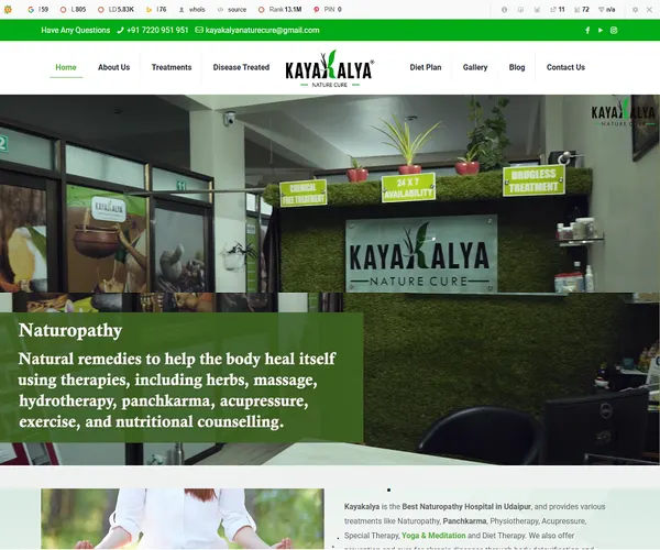 Kayakalya Nature Cure- Therapy Center in Udaipur