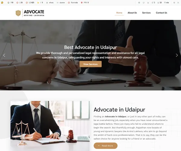 Advocate Arvind Lakhara – Best Advocate in Udaipur website