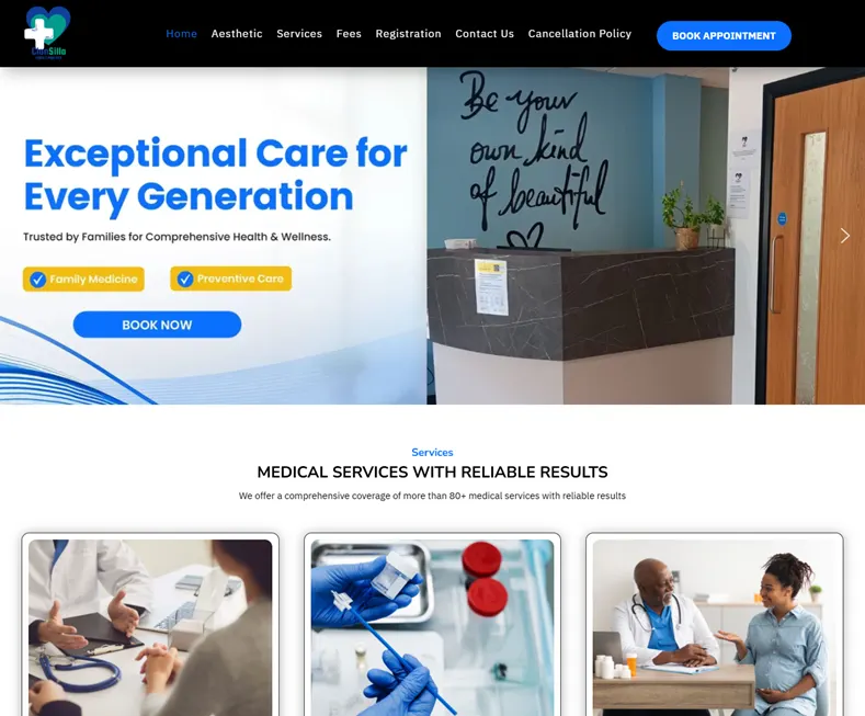 Clonsilla Family Practice – Medical clinic Dublin website designed by Udaipur Web Developer