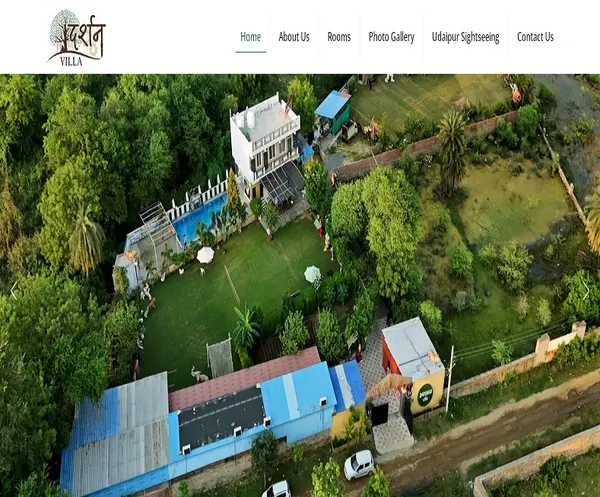 Darshan Villa Udaipur website