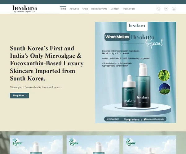 Healara Dark Spot Remover Serum | Best Korean Skin Care Products in India website