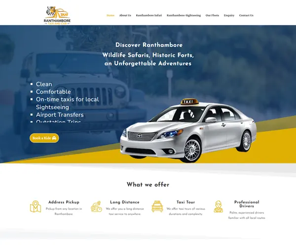 Ranthambore Taxi and Cab – Ranthambore Taxi Service website