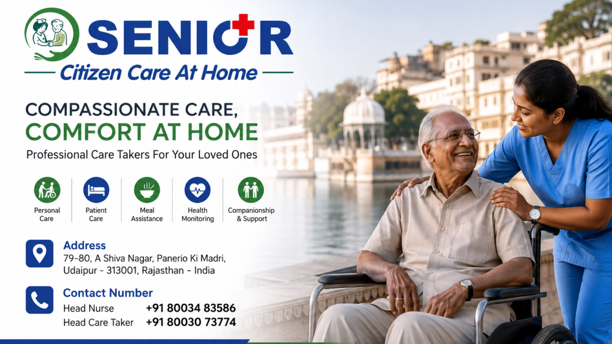Senior Citizen Care Taker Service Providers At Udaipur