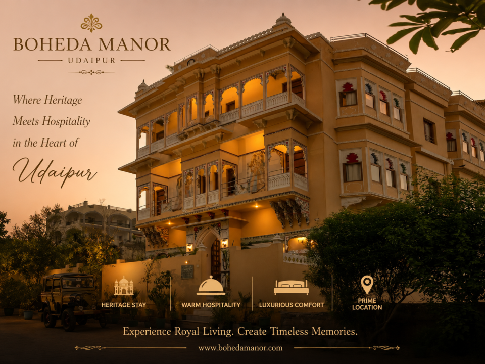 Boheda Manor - Heritage Hotel in Udaipur